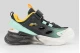 Fila Wave Memory Velcro Βρεφικά Sneakers Μαύρα, Κίτρινα, Λευκά, Τυρκουάζ