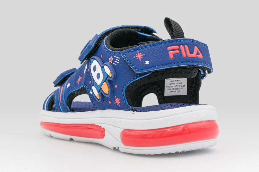 Fila Rocket Velcro Lights Βρεφικά Σανδάλια Μπλε Σκούρο, Διάφορα Χρώματα, Πορτοκαλί