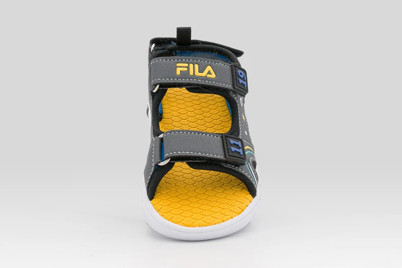 Fila Rocket Velcro Lights Βρεφικά Σανδάλια Γκρι Σκούρο, Διάφορα Χρώματα