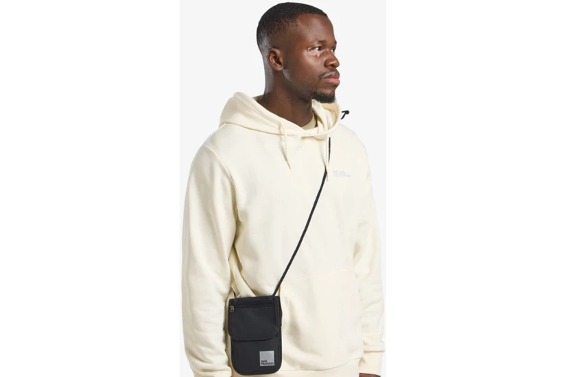 Jack Wolfskin Organizer Τσαντάκι Χιαστί - Ώμου Μαύρο