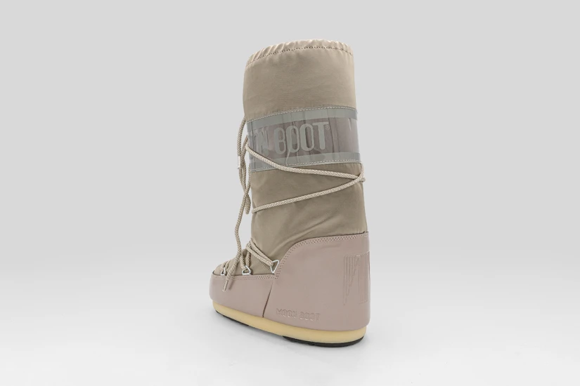Moon Boot Icon Glance Platinum Satin Γυναικείες Μπότες Χιονιού