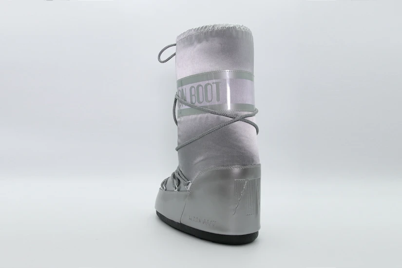 Moon Boot Icon Glance Γυναικείες Μπότες Ασημί
