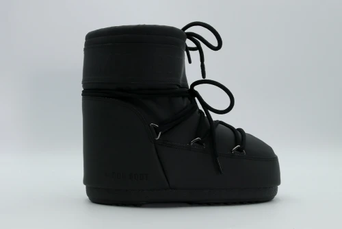 Moon Boot Icon Low Black Rubber Μπότες Χιονιού (80D1409380 N001)