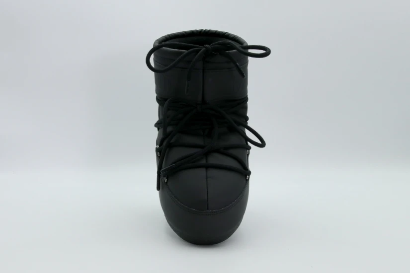 Moon Boot Icon Low Rubber Γυναικείες Μπότες Χιονιού Μαύρες