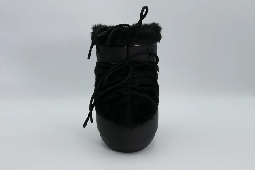 Moon Boot Icon Low Faux Γυναικείες Μπότες Χιονιού Μαύρες