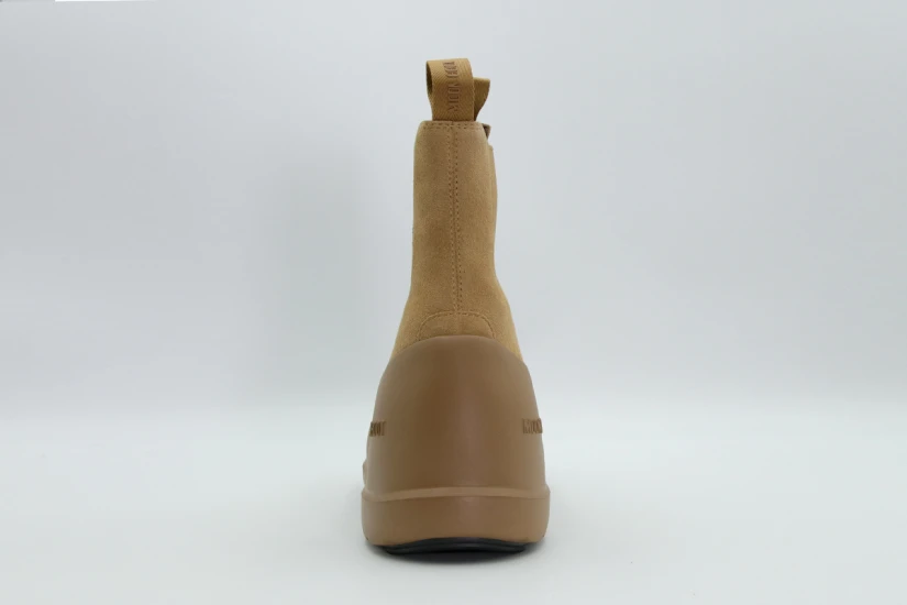 Moon Boot Luna Chelsea Suede Γυναικεία Μποτάκια Κάμελ
