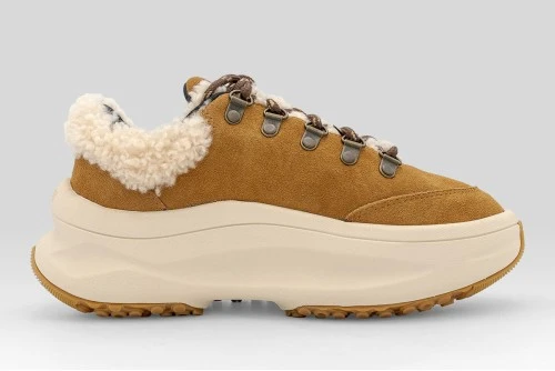 Moon Boot Moon247 City Brown Shearling Sneakers (80D2490040 M008)