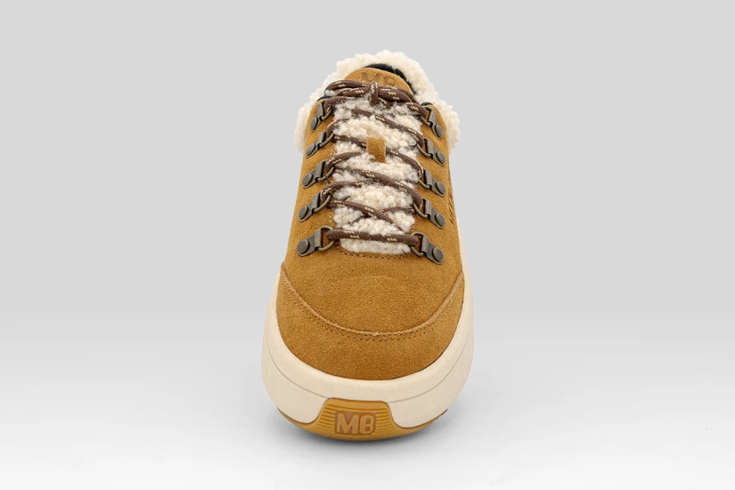 Moon Boot Moon247 City Brown Shearling Γυναικεία Sneakers Ταμπά, Μπεζ