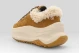 Moon Boot Moon247 City Brown Shearling Γυναικεία Sneakers Ταμπά, Μπεζ