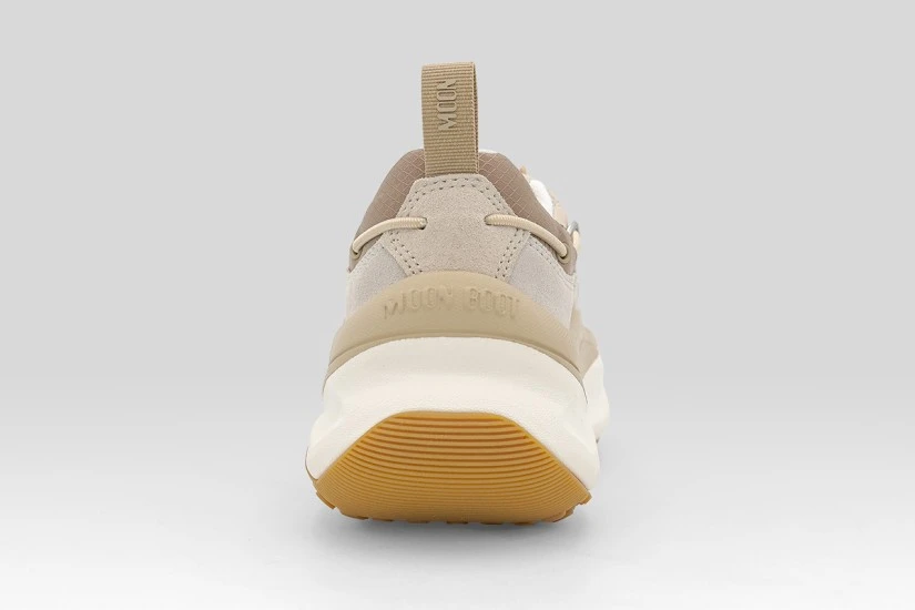 Moon Boot Moon247 Xlace Off White And Taupe Γυναικεία Sneakers