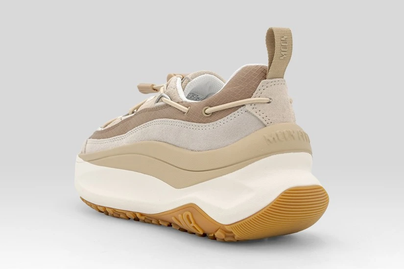 Moon Boot Moon247 Xlace Off White And Taupe Γυναικεία Sneakers