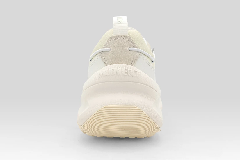 Moon Boot Moon247 Xlace Γυναικεία Sneakers Λευκά, Ζαχαρί