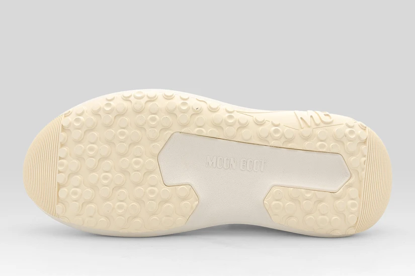 Moon Boot Moon247 Xlace Γυναικεία Sneakers Λευκά, Ζαχαρί