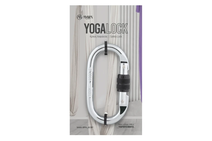 Amila Γάντζος Ασφαλείας Yoga Ασημί