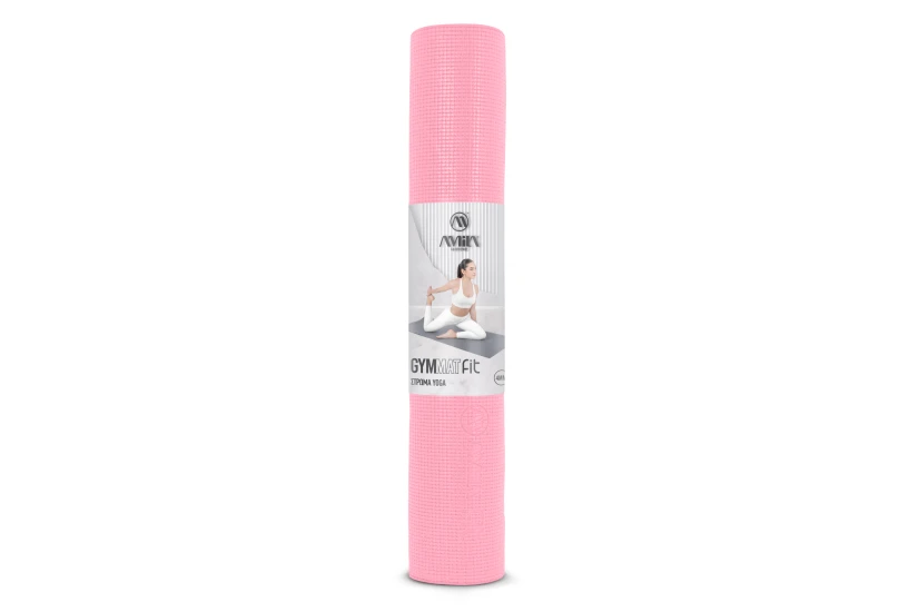 Amila Fit PVC Στρώμα Yoga Ροζ