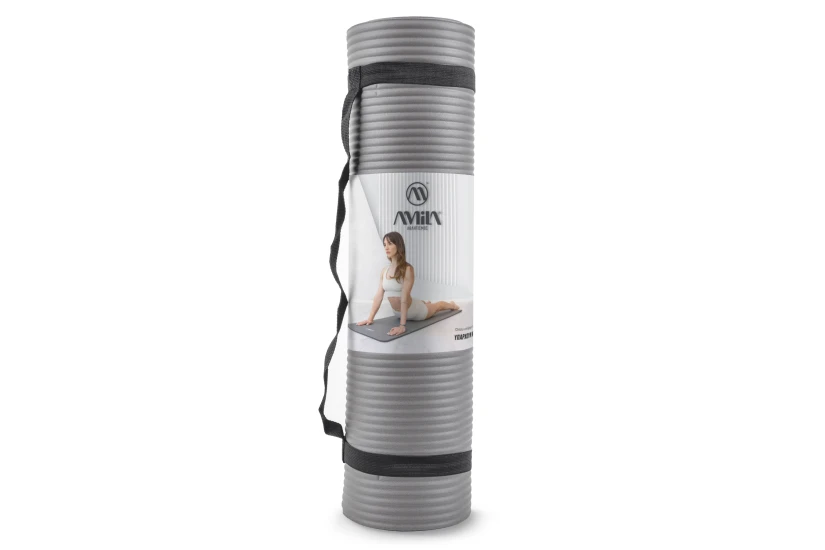 Amila Στρώμα Γυμναστικής Nbr 15Mm 80Kg 183Cm Γκρι (81730)