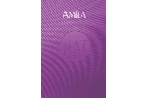 Amila Στρώμα Γυμναστικής Eva 15Mm 140X60Cm Μωβ (81744)