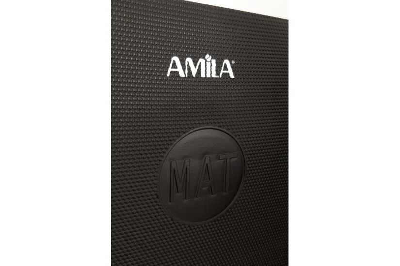 Amila Στρώμα Γυμναστικής Eva 15Mm 140X60Cm Μαύρο (81745)