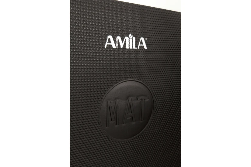 Amila Στρώμα Γυμναστικής Eva 15Mm 100X60Cm Μαύρο (81749)