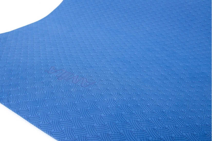 Amila Στρώμα Yoga 6Mm Tpe Μπλεγαλάζιο (81778)