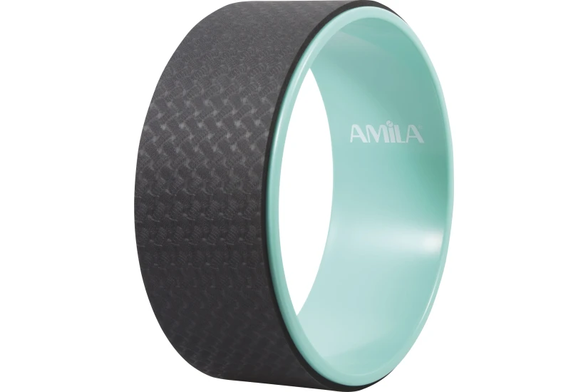 Amila Yoga Wheel Μαύρη, Ροζ
