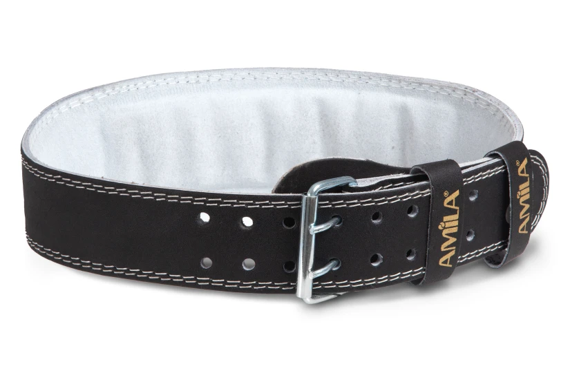 Amila Ζώνη ’Ρσης Βαρών Δερμάτινη Μαύρη C Quality M (83337)