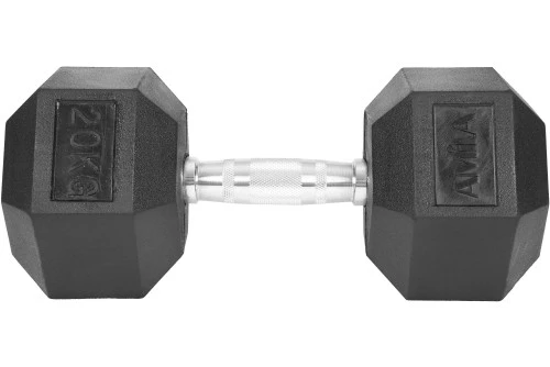 Amila Αλτήρας Εξάγωνος Rubber Cover Class A - 20,0Kg (84543)