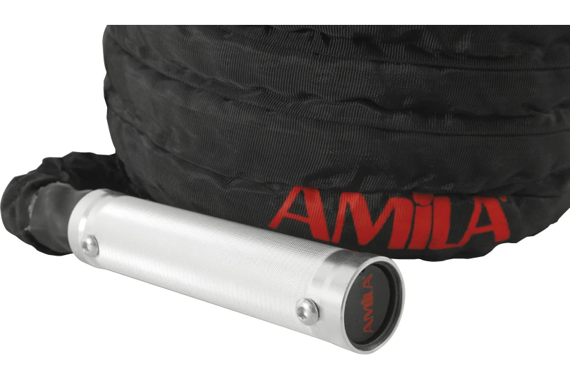  Amila Battle Rope Alu Handle Σχοινί 15M
