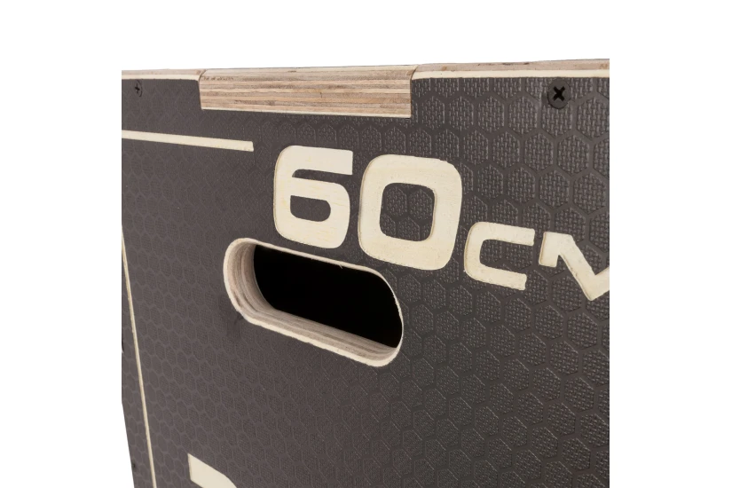Amila Plyo Box Raw Tempo Πλειομετρικό Κουτί Μαύρο 50X60X75cm