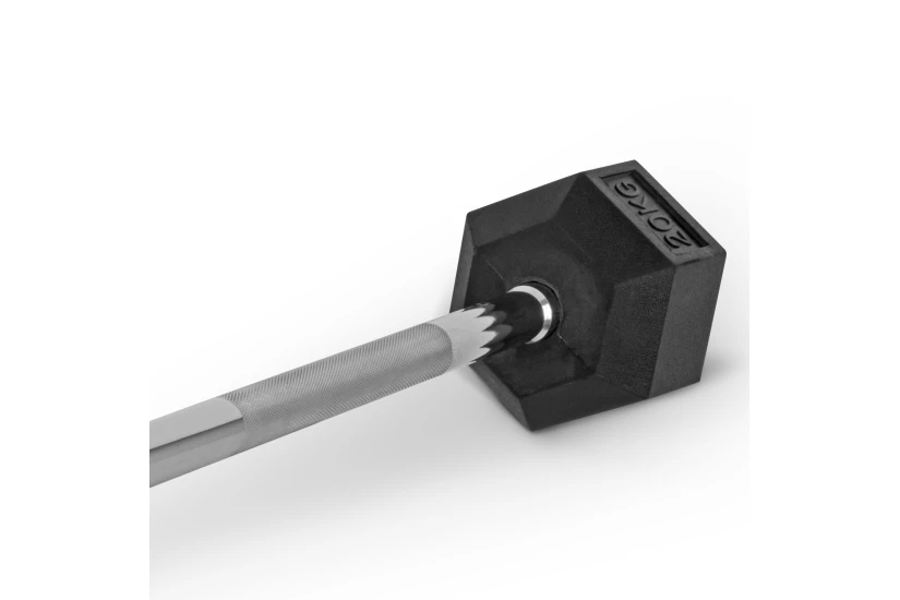 Amila Fixed Μπάρα Μαύρη, Ασημί 20Kg