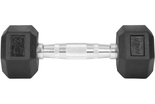 Amila Αλτήρας Εξάγωνος Rubber Cover Class A - 3,0Kg (84764)