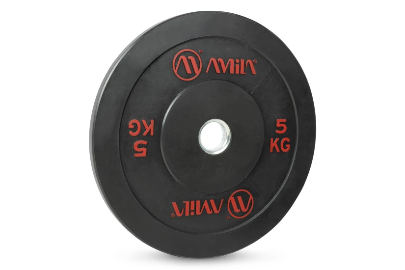 Amila R Bumper Slim Δίσκος για Μπάρα Μαύρος 5Kg