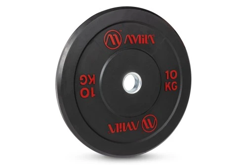 Amila Δίσκος Amila Black R Bumper Slim 50Mm 10Kg (84832)