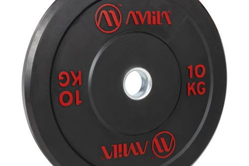 Amila Δίσκος Amila Black R Bumper Slim 50Mm 10Kg (84832)