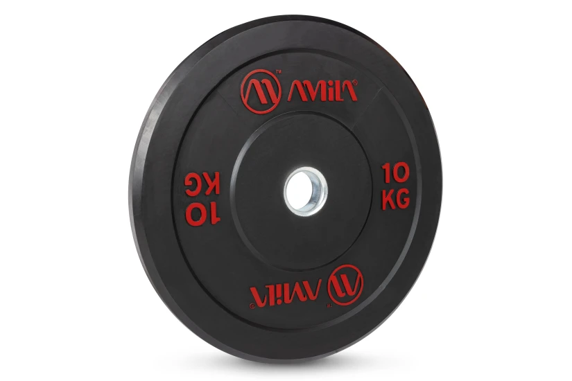 Amila R Bumper Slim Δίσκος για Μπάρα Μαύρος 10Kg