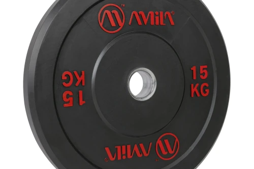 Amila Δίσκος Amila Black R Bumper Slim 50Mm 15Kg (84833)