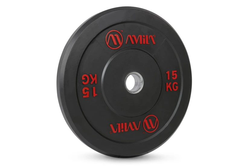 Amila Black R Bumper Slim 50mm Δίσκος για Μπάρα 15Kg