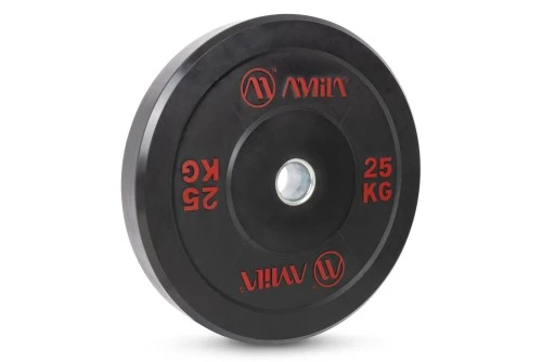 Amila Δίσκος Amila Black R Bumper Slim 50Mm 25Kg (84835)