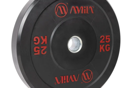 Amila Δίσκος Amila Black R Bumper Slim 50Mm 25Kg (84835)