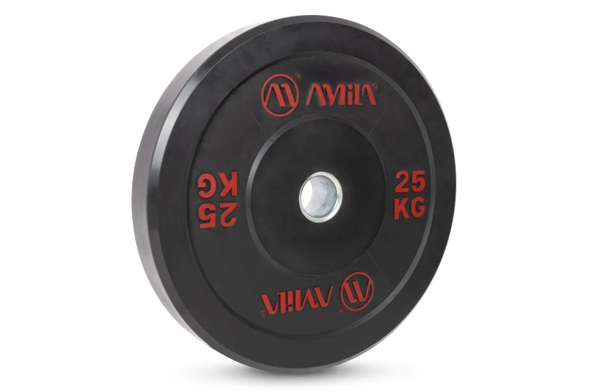 Amila R Bumper Slim Δίσκος για Μπάρα Μαύρος 25Kg