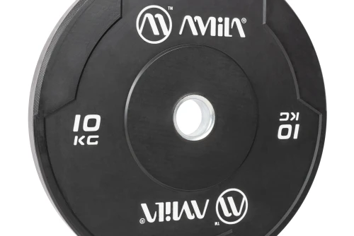 Amila Δίσκος Amila Black W Bumper Slim 50Mm 10Kg (84842)