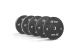 Amila Δίσκος Amila Black W Bumper Slim 50Mm 10Kg (84842)