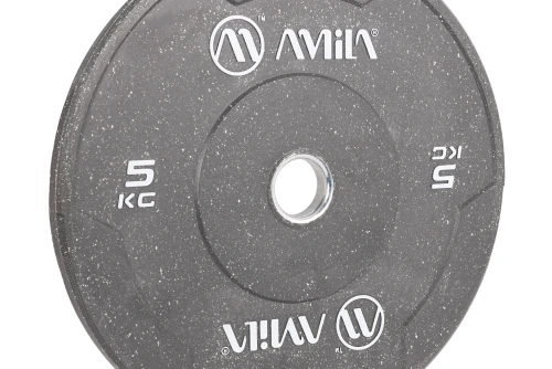 Amila Δίσκος Color Bumper Plate Slim 50 Mm 5 Kg ? Γκρι (84846)