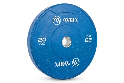 Amila Δίσκος Color Bumper Plate Slim 50 Mm 20 Kg ? Μπλε (84849)