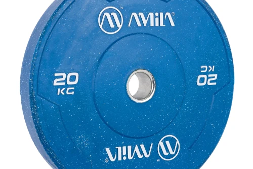 Amila Δίσκος Color Bumper Plate Slim 50 Mm 20 Kg ? Μπλε (84849)