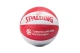 Spalding Euroleague Olympiacos 2025 Μπάλα Μπάσκετ Κόκκινη, Λευκή