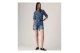 Levi's 501 Mid Γυναικείο Ψηλόμεσο Τζιν Σορτς Μπλε