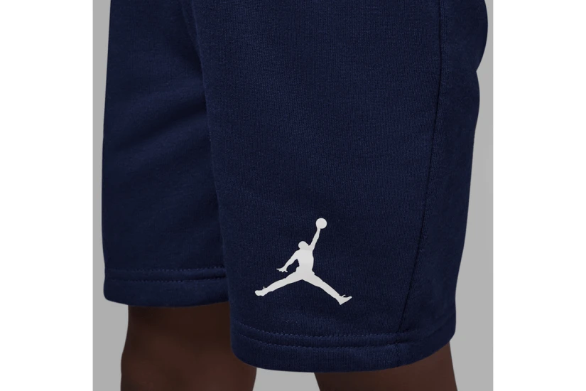 Jordan Jumbo Jumpman Παιδικό Σετ Κοντομάνικη Μπλούζα - Σορτς Γαλάζιο, Μπλε Σκούρο, Λευκό
