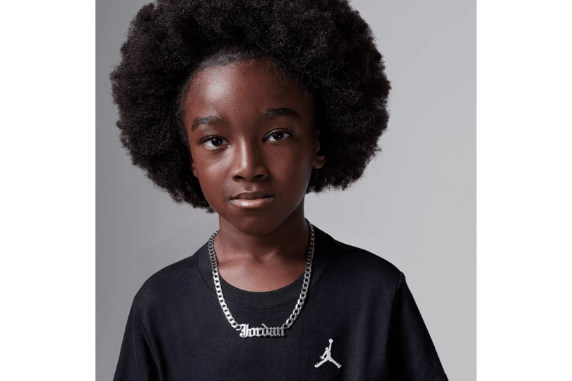 Jordan Jumpman Air Embroidered Παιδικό Κοντομάνικο T-Shirt Μαύρο