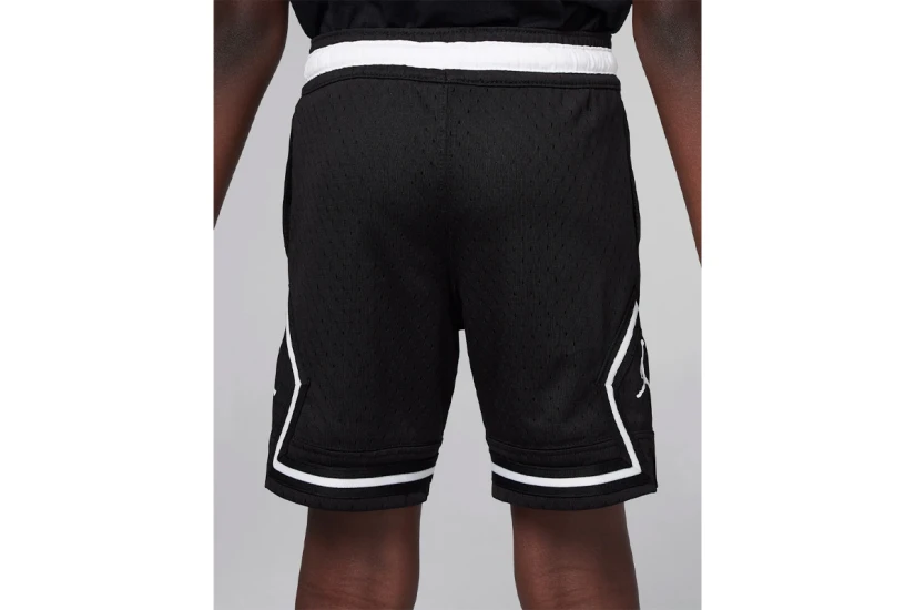 Jordan Dri-Fit Sport Diamond Παιδική Μπασκετική Βερμούδα Μαύρη, Λευκή